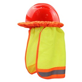 EXCEART Full Hard Hat Sun Shade 4pcs Summer Accessories Helmet Sunshade Cloth Sun Visor Neck Cape Hard Hat Sun Visor