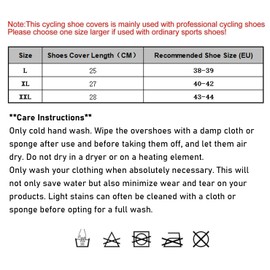 CXWXC Road Bike Overshoes Winter for Men and Women, Warm Shoe Covers for Road Bike, MTB, Bicycle Overshoes, Windproof Road Cycling Shoes, Neoprene