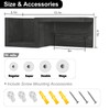 Wooden Black Toilet Paper Holder with Shelf - Wall Mount