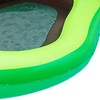 Inflatable Pool Lounger PVC Avocado Modeling with Sunshade Net Pool