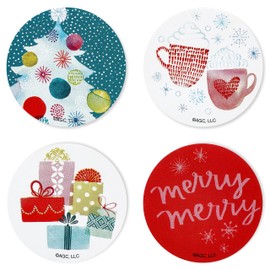American Greetings 500-Count Bulk Christmas Stickers, Kathy Davis Designs, Holiday Seals