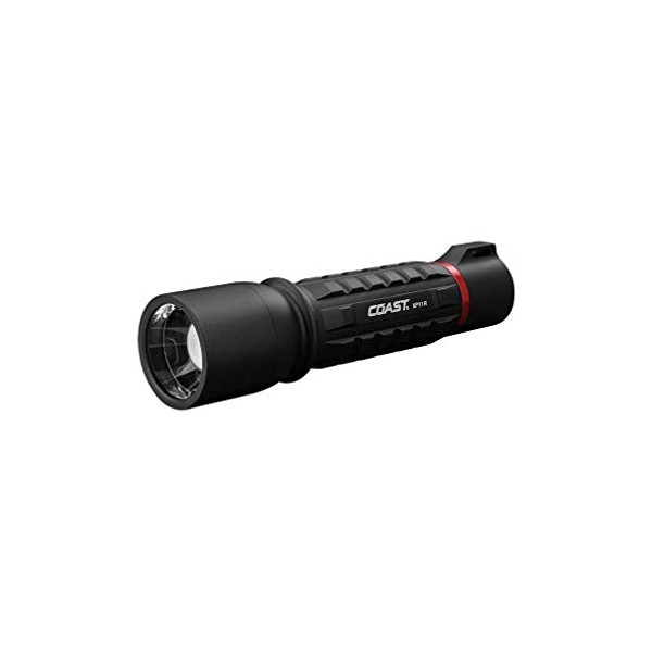 COAST XP11R Rechargeable Dual Power LED Flashlight, 3000 Lumens, Black