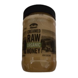 Wolfe Creamed Raw Organic Honey 2LB (Made in Canada)