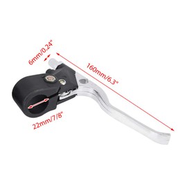 Brake Lever, 1 Pair Universal Aluminium + Plastic 22 mm/7/8 Inch Handlebar Brake Lever for 47 cc 49 cc Mini Pocket Dirt Bike ATV