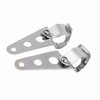 Ymiko Motorcycle Headlight Brackets 26mm, 2pcs Stainless Steel Adjustable Motorcycle