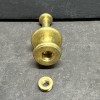 Lamp Solid Brass Unfinished Mcm Lamp Finial With A 1/8-27