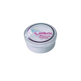 COLIBRIX, Tarro blanco, Maquillaje corporal base crema, Hipoalergenico 40g