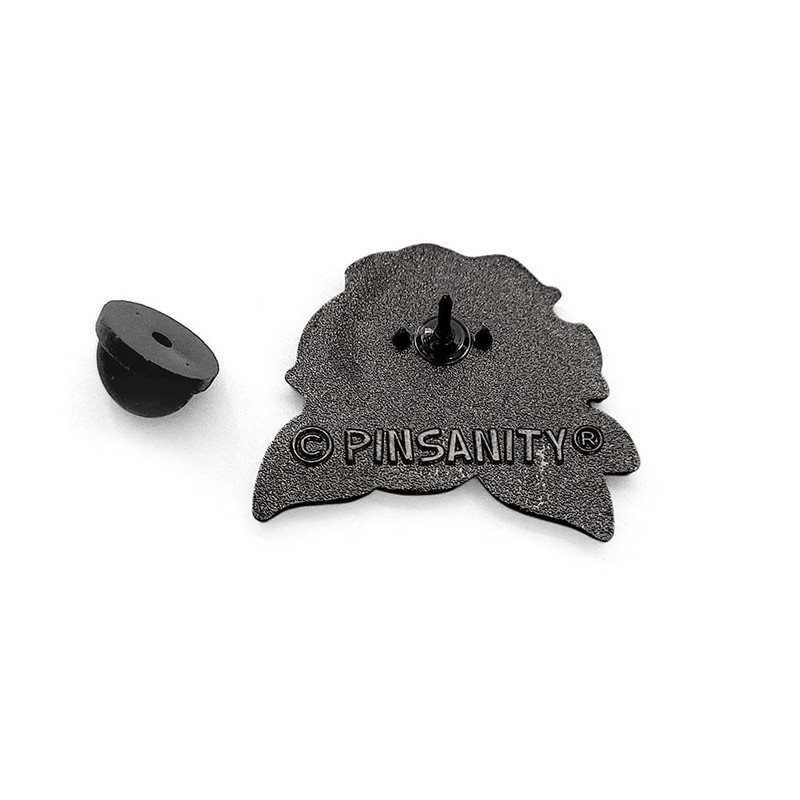 Pinsanity Yellow Rose Enamel Lapel Pin