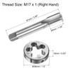 QUARKZMAN 2 Piece Tap & Die Set Metric M17 x