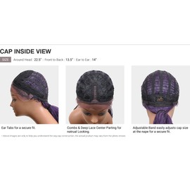 Janet Collection Natural Me HD Lace Wig Deep Part Lace Willow (1)