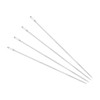 Unifizz 30pcs 4cm Long Straight Sewing Needles Stainless Steel Embroidery