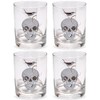 Charley Harper Wrented Double Old-Fashioned DOF Set of 4 Glasses