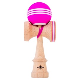 Kendama Kaizen Kendama Jet Shape Triple Split Improvement Kendama Triple Split JET Shape (Pink White)