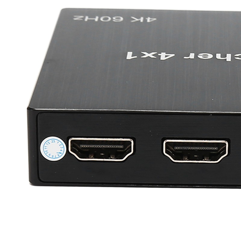 4Kx2K HD Multimedia Interface Switch 4X1 Mouse Keyboard Control Video