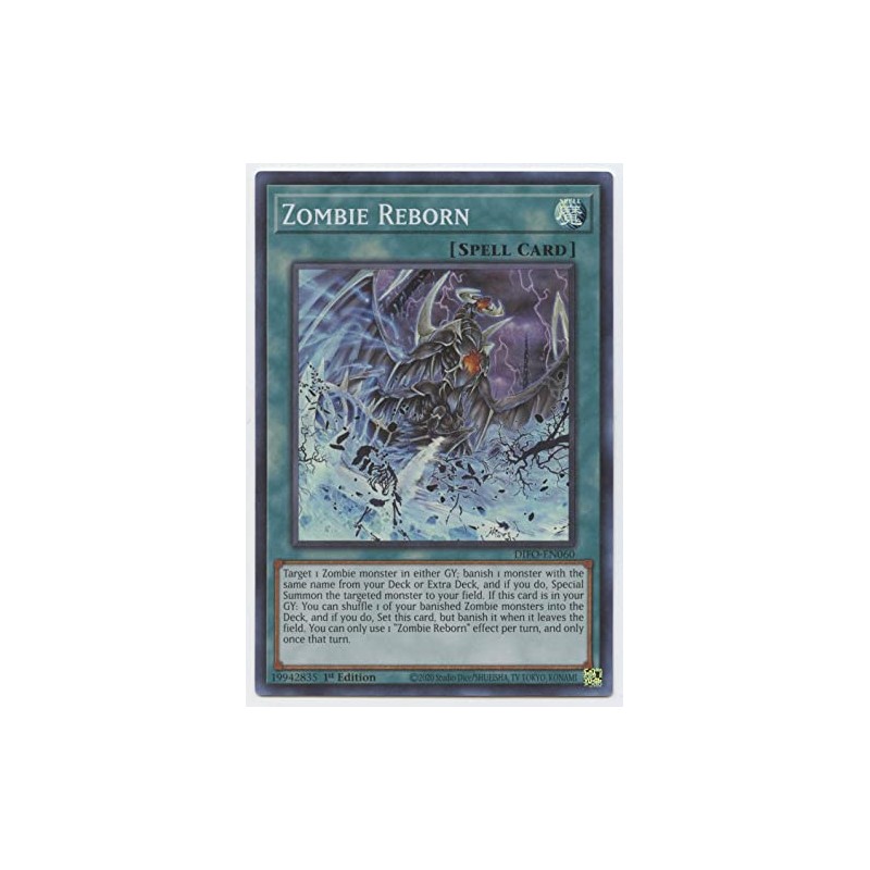 Zombie Reborn - DIFO-EN060 - Super Rare - 1st Edition
