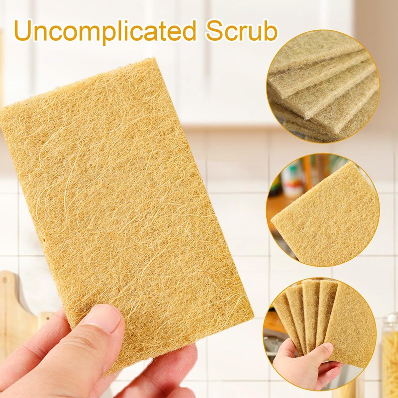 Daryunk 6pcs Cleaning Sponges Set, Scratch Free Dishwashing and Scrubbing