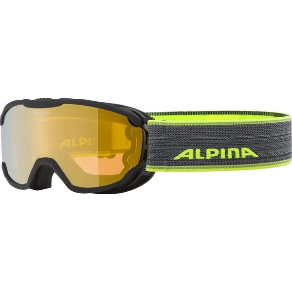 ALPINA PHEOS JR. Q-LITE Mirrored, Contrast-Enhancing Ski Goggles with 100%