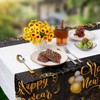 MiniRed Happy New Year Plastic Table Cloth for Parties, Plastic