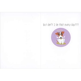 RSVP If I've Got This Right : White and Brown Dog Cute Mother's Day Card from The Dog