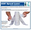 ASO Speed Lacer Ankle Stabilizer, Black, Large