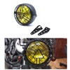 evomosa Universal motorcycle headlight, 6‘’ halogen headlight with lampshade cover