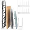 Fikoksol Cutting Board Organizer and Baking Sheet Rack, [2-Pack] White