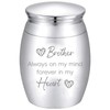 CREATCABIN Small Keepsake Urns Mini Cremation Urn for Human Ashes