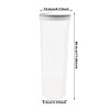 QUINTRA Food Storage Container, PP Spaghetti Container with Lid for