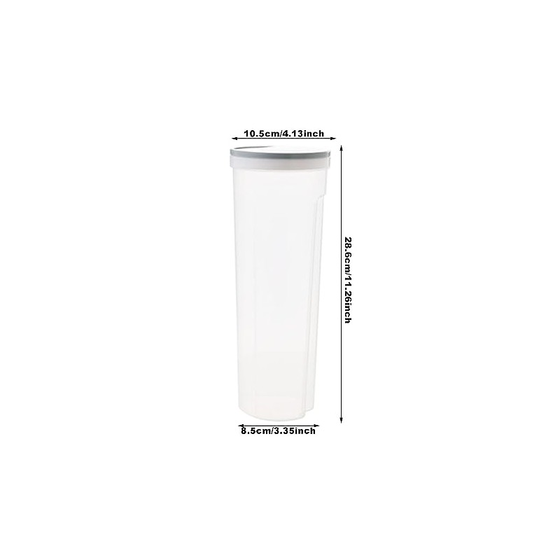 QUINTRA Food Storage Container, PP Spaghetti Container with Lid for