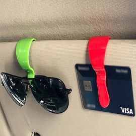 Sun visor clip, sunglasses holder, glasses holder, car sun visor, sunglasses, card clip / 선바이저클립 선글라스꽂이 안경꽂이 차량용 썬바이저 선글라스 카드 클립