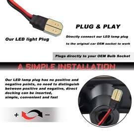 KEEGTBOX Smoked Lens White Front Fender Side Marker Lights Compatible with 2019-2023 Ford Ranger XL XLT Lariat Front Side Indicator Lamps 2PCS (White LED)