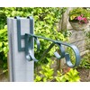 Slimline Concrete Fence Post Bracket Anthracite Grey - Fits 3.5"