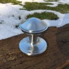 Antikas - Door knob with safety rosette – chrome matt