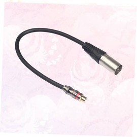 BIUDECO 0.3m RCA to XLR Audio Converter Cable Speaker Wire Adapter RCA Female to XLR Male for Amplifier Microphone Connection