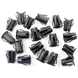 Retro-Motive Emblem & Trim Barrel Clips- Fits 5/32" Hole- 1/8" Stud- (25 pcs)- #219
