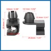 A ABSOPRO 10pcs 25.4mm Plastic Car Hood Prop Rod Clip