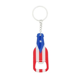 Purto Rico Bottle Opener Keychain Puerto Rican Novelty - Beer Can