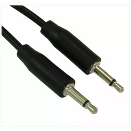My Cable Mart 2ft 3.5mm SLIM MONO TS (2 conductor) Male to Male Audio Cable