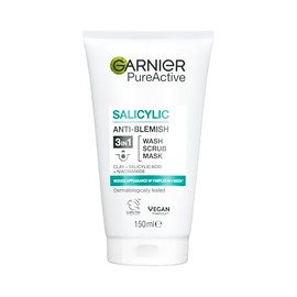Garnier Skin Naturals Pure 3 en 1 Lavado+exfoliante+máscara: 5.1 fl oz.