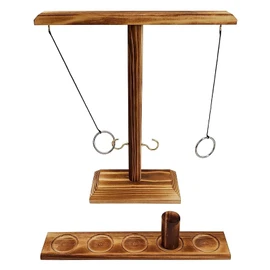 Hook and Ring Toss Game for Adults Party Games Wider & Longer Latest Verson - Rectangle