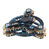 Pure Brass Gears Linkage Hand Gyroscope Toy Break Bad Habits