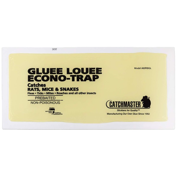 Catchmaster Heavy Duty Rat, Mouse, Rodent, and Snake Glue Boards - 30 Rat Traps Per Pack