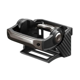 Carmate DZ435 Car Drink Holder, Built-in Damper, Air Conditioner Mounting, Carbon Style, Black Plating