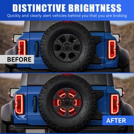SUPAREE Spare Tire Brake Light fit for F-ord B-ronco