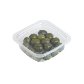 good natured Deli Container - 8 oz. Pack of 675-99% Plant-Based Clear Food Storage Containers – Compostable, Stackable Square Containers – Multi-Purpose Food Storage - BPA-Free Food Packaging
