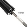 BLCCLOY 2Pcs M6 x 1 Manual Use Metric Screw Taps