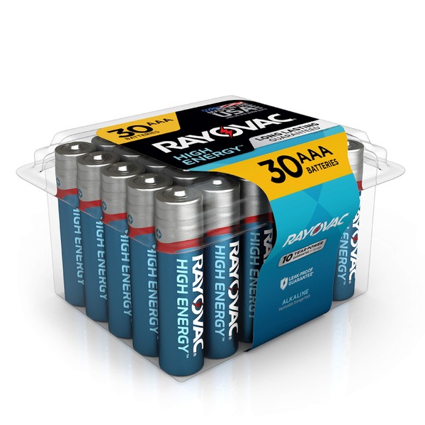 Rayovac AAA Batteries, Alkaline Triple A Batteries (30 Battery Count)