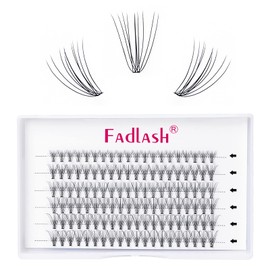 Lash Clusters 72 Individual Lashes Mixed Length Wispy Cluster Lashes Eyelash Clusters DIY Eyelash Extension Individual Lash Extension Supplies Mix (10D-0.07c, 12mm)
