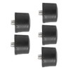 5Pcs Rubber Hammer Head Black Hammer Striking Head Tips Non