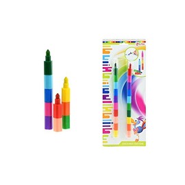 Toi-Toys - Coloured pencils and felt-tip pens, 46015A, multi-coloured